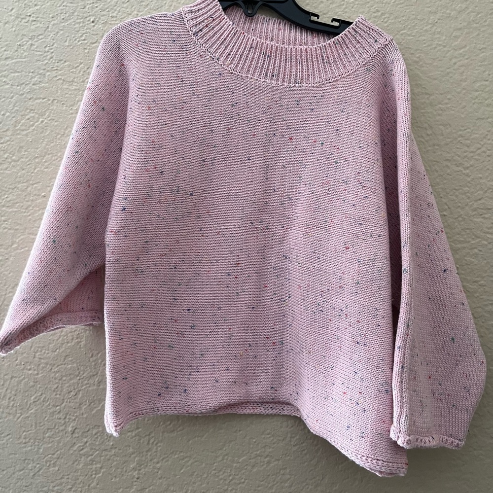 Fable & Ford pink confetti sweatshirt 5Y